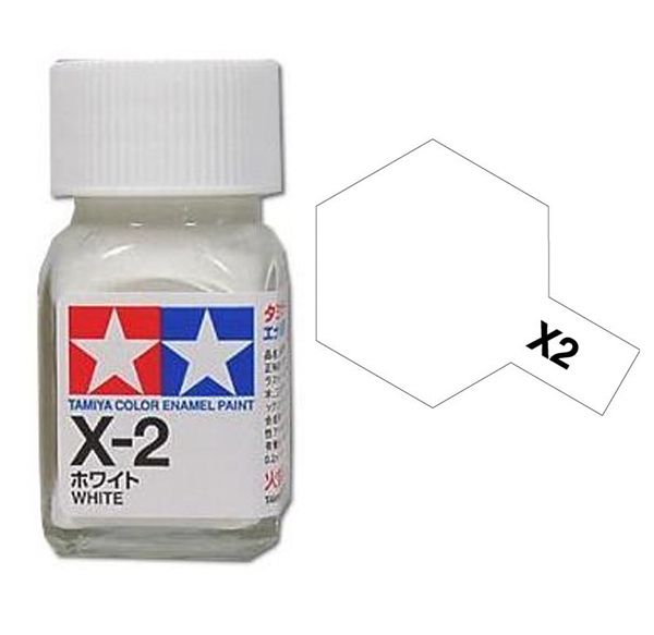 Tamiya Color Enamel Paint X-2 White