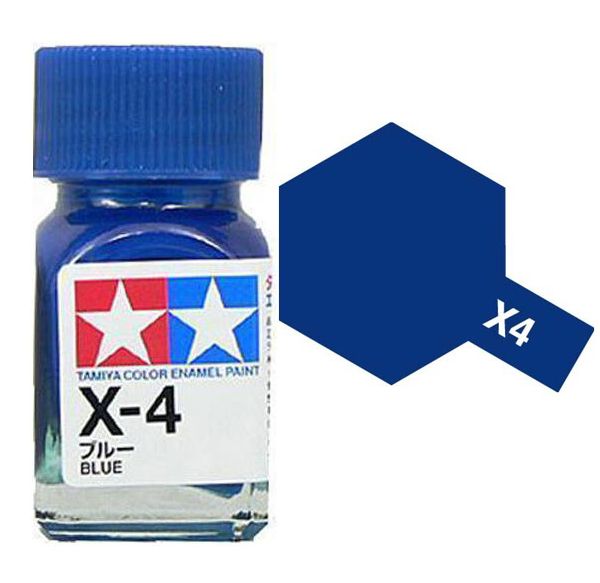Tamiya Color Enamel Paint X-4 Blue