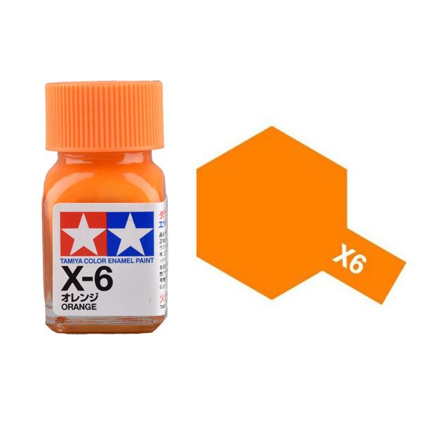 Tamiya Color Enamel Paint X-6 Orange