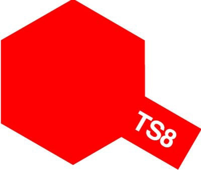 Tamiya Spray Paints TS8 - Italian Red (85008)