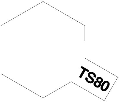 Tamiya Spray Paints TS80- Flat Clear (85080)