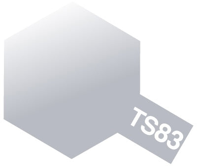 Tamiya Spray Paints TS83 - Metallic Silver (85083)