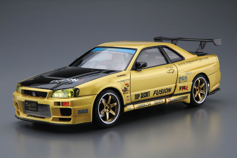 1/24 Nissan Top Secret BNR34 SKyline GT-R '02  (Aoshima The Tuned Car Series No.15)