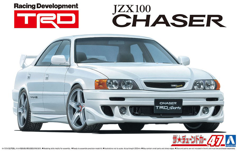 1/24 Toyota TRD JZX100 Chaser '98 (Aoshima The Tuned Car Series No.47)
