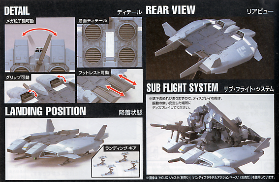 High Grade (HG) HGUC 1/144 Base Jabber (Unicorn Version)