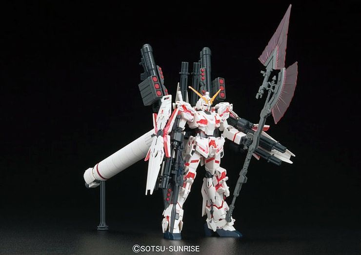 High Grade (HG) HGUC 1/144 RX-0 Full Armor Unicorn Gundam (Destroy Mode/Red Color Ver.)