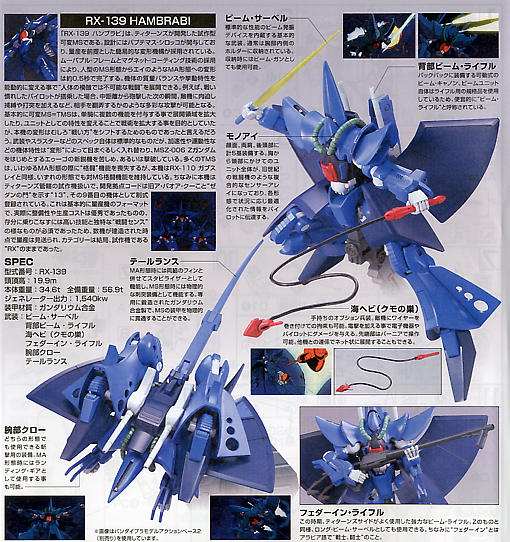 High Grade (HG) HGUC 1/144 RX-139 Hambrabi