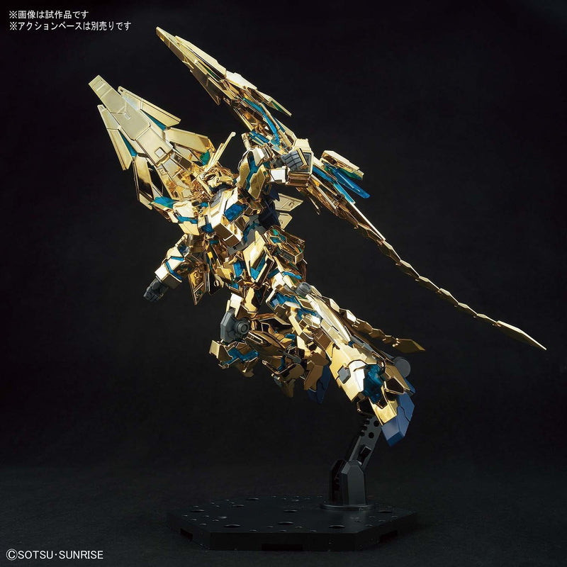 High Grade (HG) HGUC 1/144 RX-0 Gundam Unicorn 03 Phenex Destroy Mode (Narrative Version) (Gold Coating)