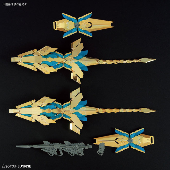 High Grade (HG) HGUC 1/144 RX-0 Gundam Unicorn 03 Phenex Destroy Mode (Narrative Version) (Gold Coating)