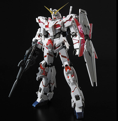 Master Grade 1/100 Unicorn Gundam (TV Color + MS Cage)