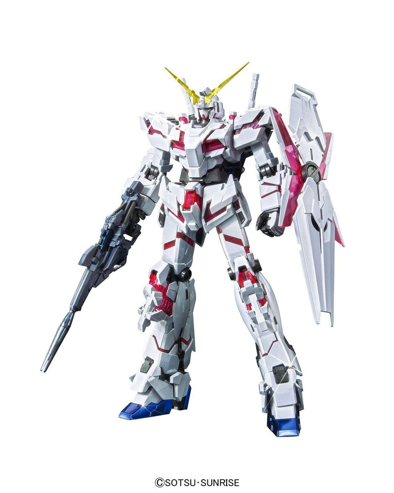 Master Grade (MG) 1/100 RX-0 Unicorn Gundam (Red/Green Twin Frame Edition) Titanium Finish