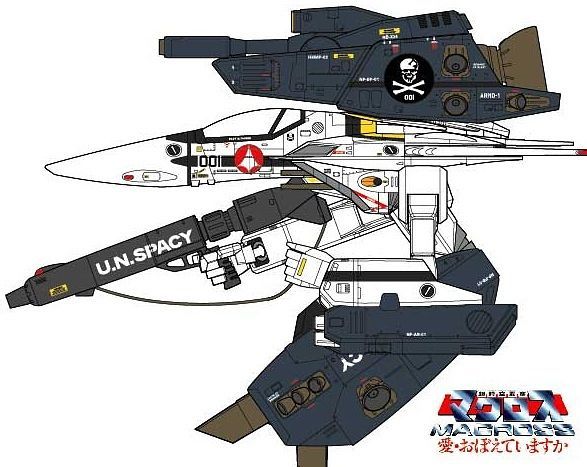 Macross 1/72 VF-1S/A Strike/Super Gerwalk Valkyrie
