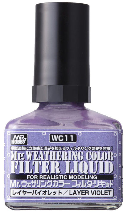 Mr.Weathering Color WC11 - Filter Liquid Violet