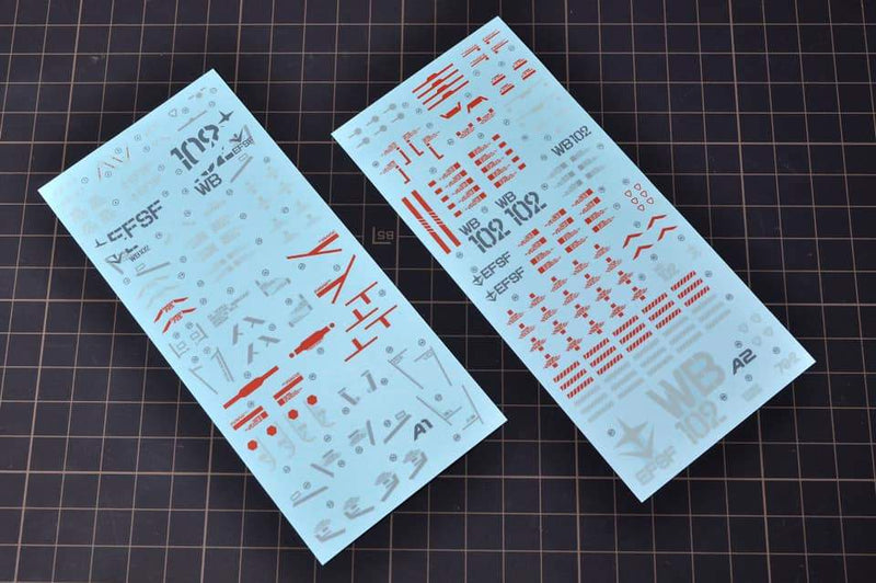 Madworks WSD001 Waterslide decal for PG Unleashed RX-78-2