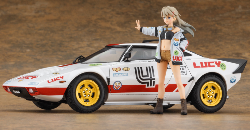 1/24 Wild Egg Girls No.04 Lancia Stratos Lucy McDonnell w/ Figure