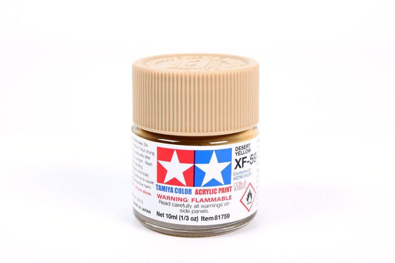 Tamiya Color Acrylic Paint Mini (Flat) (81701-81793)