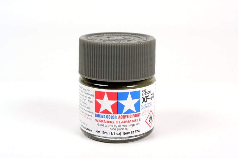 Tamiya Color Acrylic Paint Mini (Flat) (81701-81793)