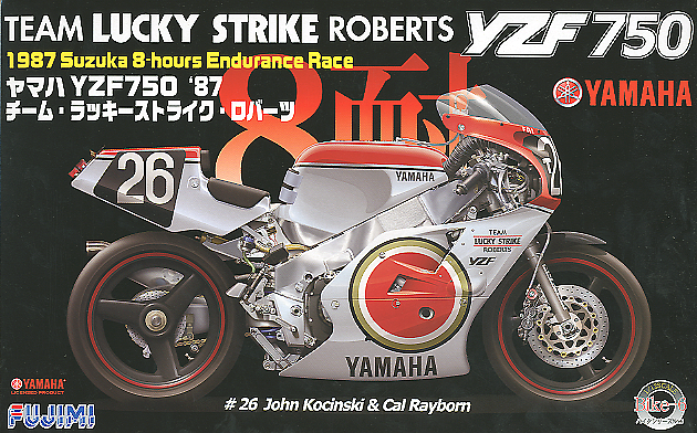 1/12 Yamaha YZF750 '87 Lucky Strike Robert Ver.