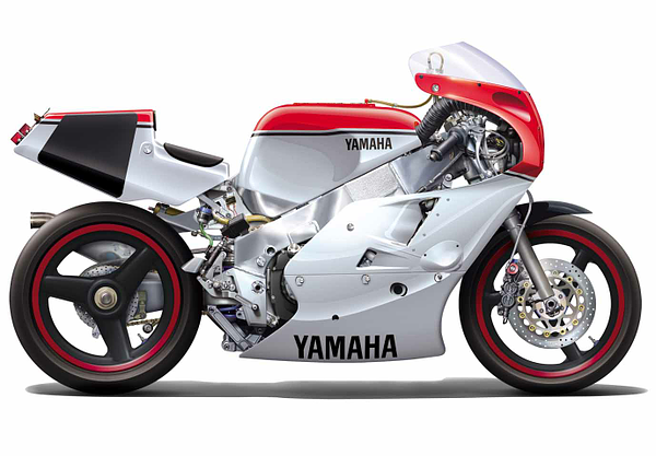 1/12 Yamaha YZF750 '87 Lucky Strike Robert Ver.
