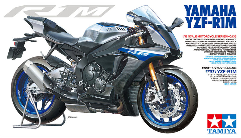 1/12 Yamaha YZF-R1M (Tamiya Motorcycle Series 133)