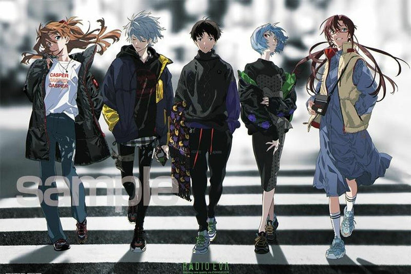 Yanoman Jigsaw Puzzle 1000 Pieces - RADIO EVA Illustration 06 Cross Road