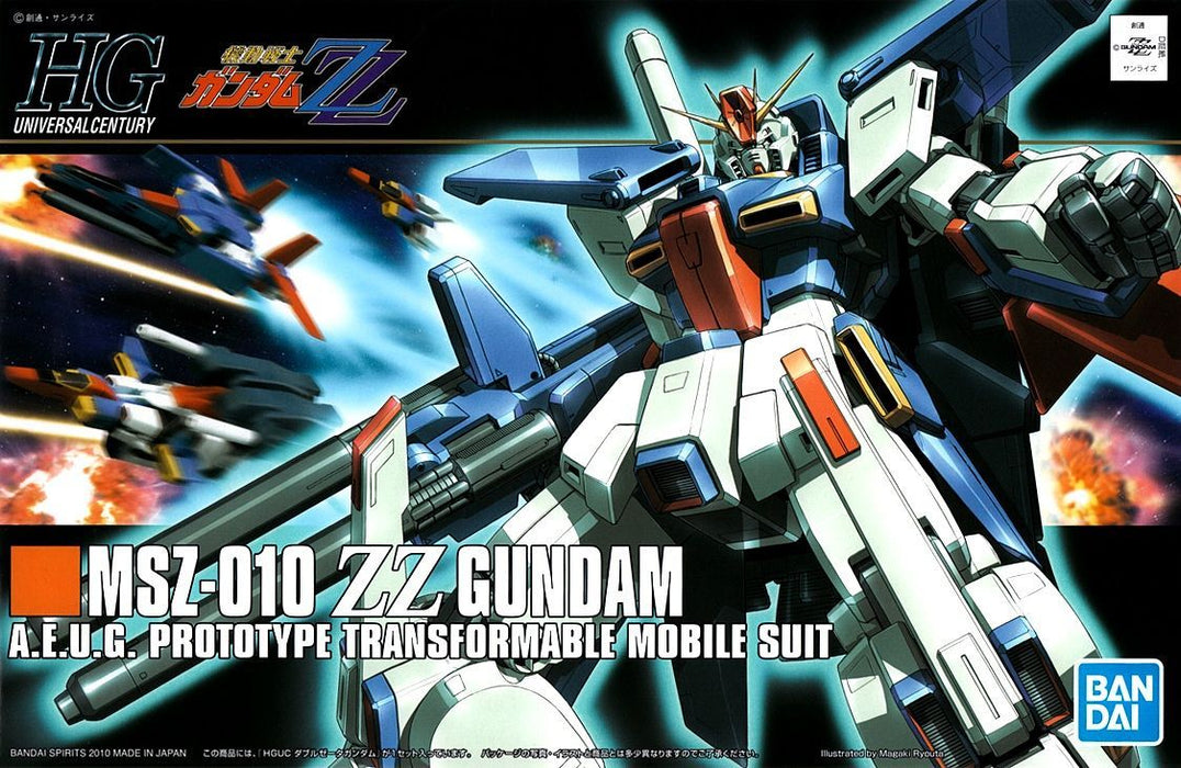 High Grade (HG) HGUC 1/144 MSZ-010 ZZ Gundam