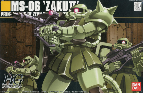 High Grade (HG) HGUC 1/144 MS-06F Zaku II