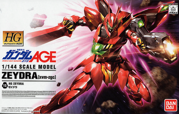 High Grade (HG) Gundam AGE 1/144 xvm-zgc Zeydra