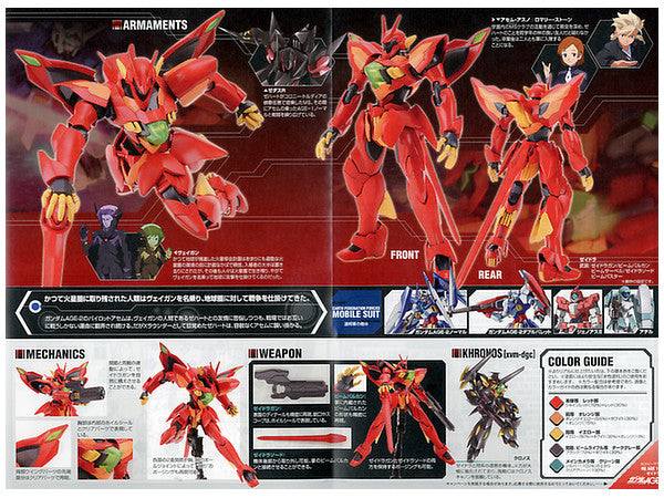 High Grade (HG) Gundam AGE 1/144 xvm-zgc Zeydra