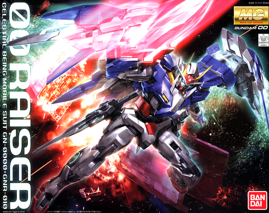 Master Grade (MG) 1/100 GN-0000+GNR-010 Gundam 00 Raiser