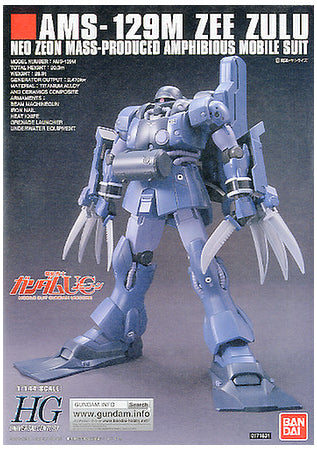 High Grade (HG) HGUC 1/144 AMS-129M Zee Zulu