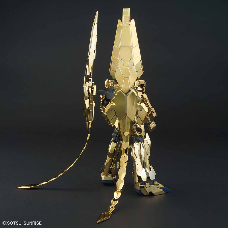 High Grade (HG) HGUC 1/144 RX-0 Gundam Unicorn 03 Phenex Unicorn Mode (Narrative Version) (Gold Coating)