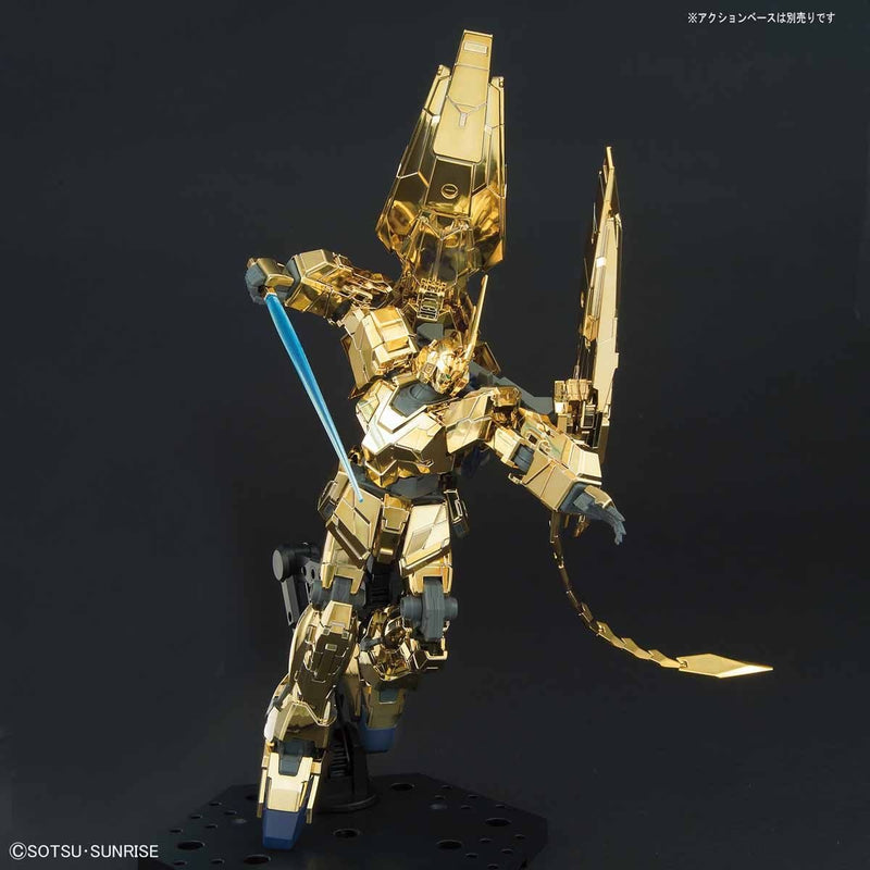 High Grade (HG) HGUC 1/144 RX-0 Gundam Unicorn 03 Phenex Unicorn Mode (Narrative Version) (Gold Coating)