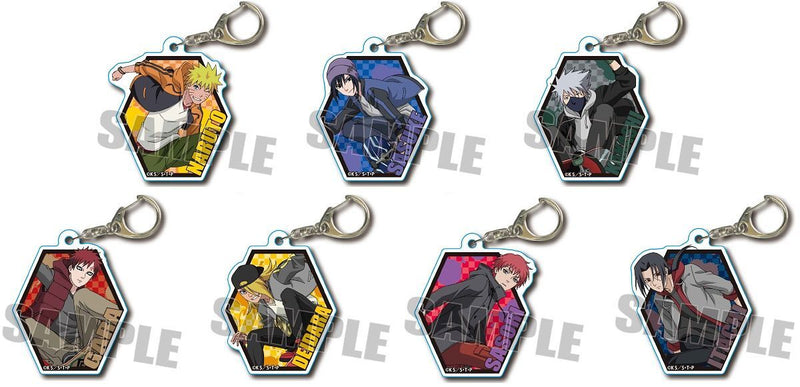 Naruto Shippuden: Trading Acrylic Keyholder - Skater Ver (7 design, Blind Box)