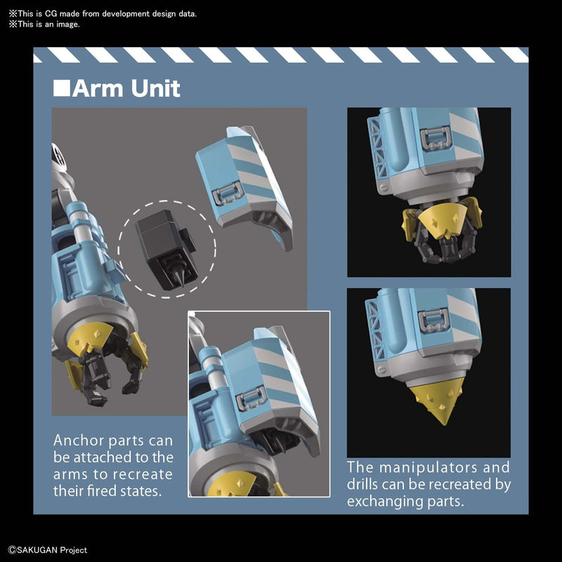 High Grade (HG) Sakugan 1/72 BIG TONY (Gagumber Memempu Custom)