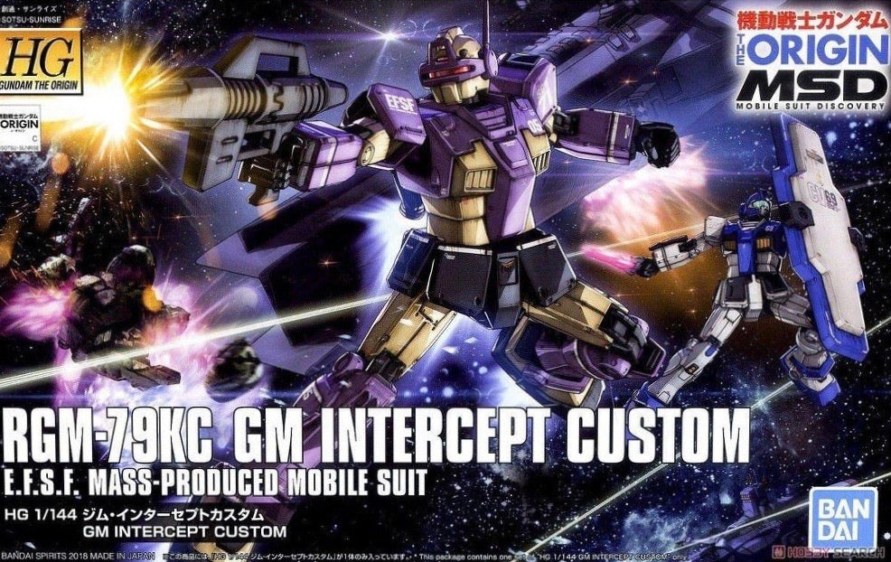 High Grade Gundam the Origin 1/144 RGM-79KC GM Intercept Custom