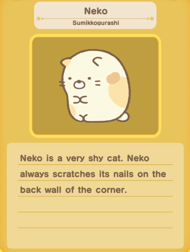 Sumikko Gurashi charm - Shirokuma with checkers scarf