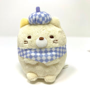 Sumikko Gurashi charm - Shirokuma with checkers scarf