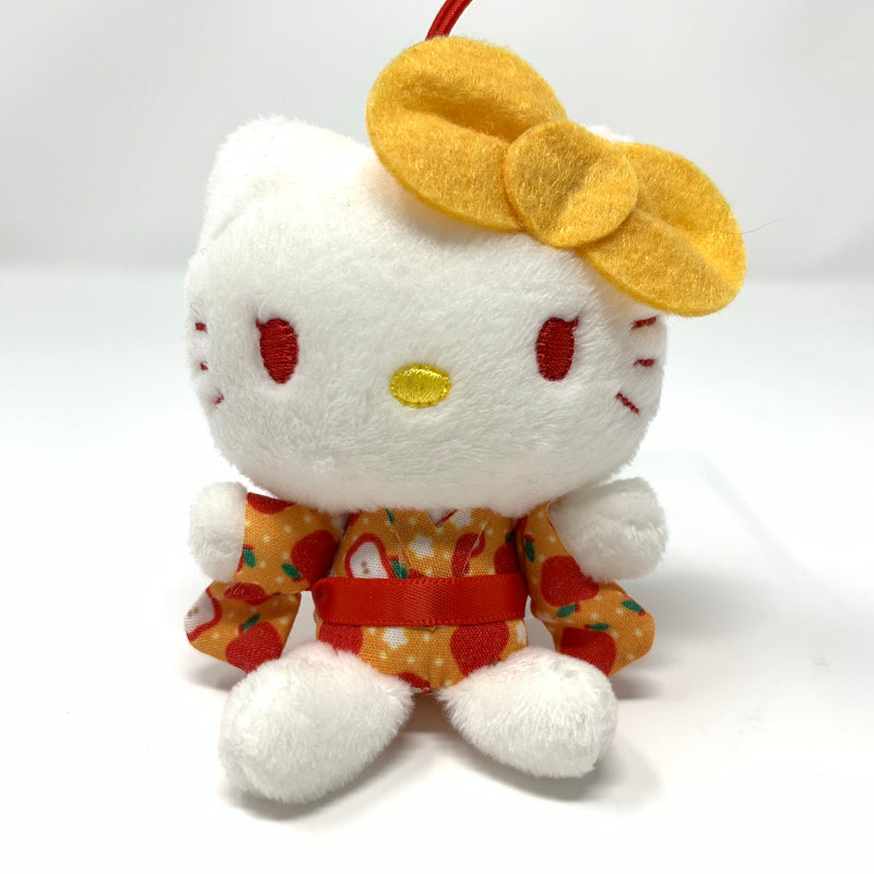 Hello Kitty Mini Mascot (orange kimono)