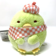 Sumikko Gurashi charm - Penguin (?) with checkers scarf
