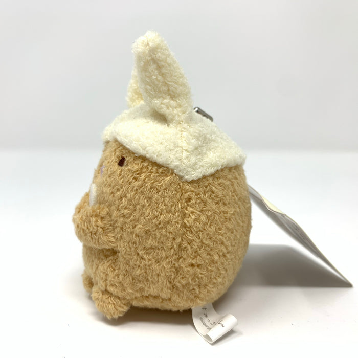 Sumikko Gurashi mini mascot - Tonkatsu with hat