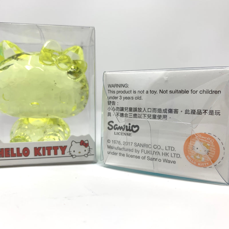 Hello Kitty crystal (acrylic) Yellow