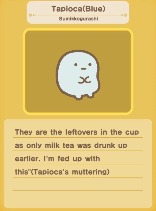 Sumikko Gurashi Mini Mascot - Blue Tapioca