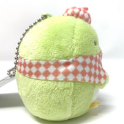Sumikko Gurashi charm - Penguin (?) with checkers scarf