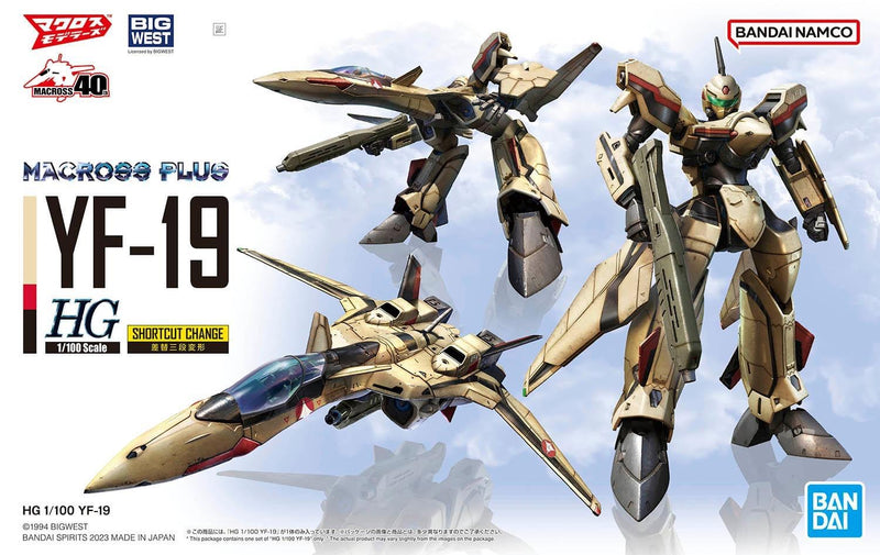 HG YF-19 (High Grade Macross Plus 1/100)