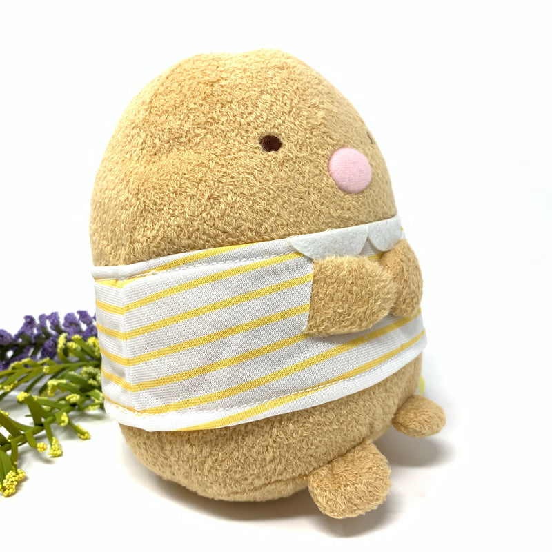 Sumikko Gurashi - Tonkatsu in yellow stripe tee