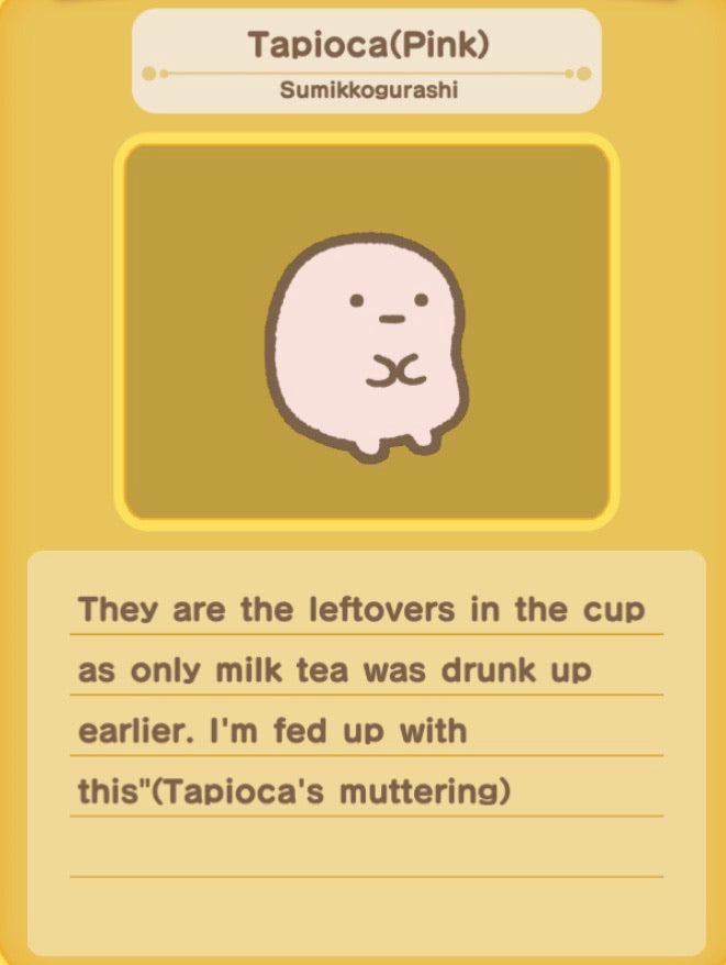 Sumikko Gurashi Mini Mascot - Pink Tapioca