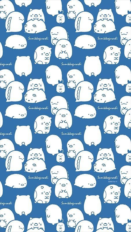 Sumikko Gurashi - Multi-Tapestry Noren (Navy)