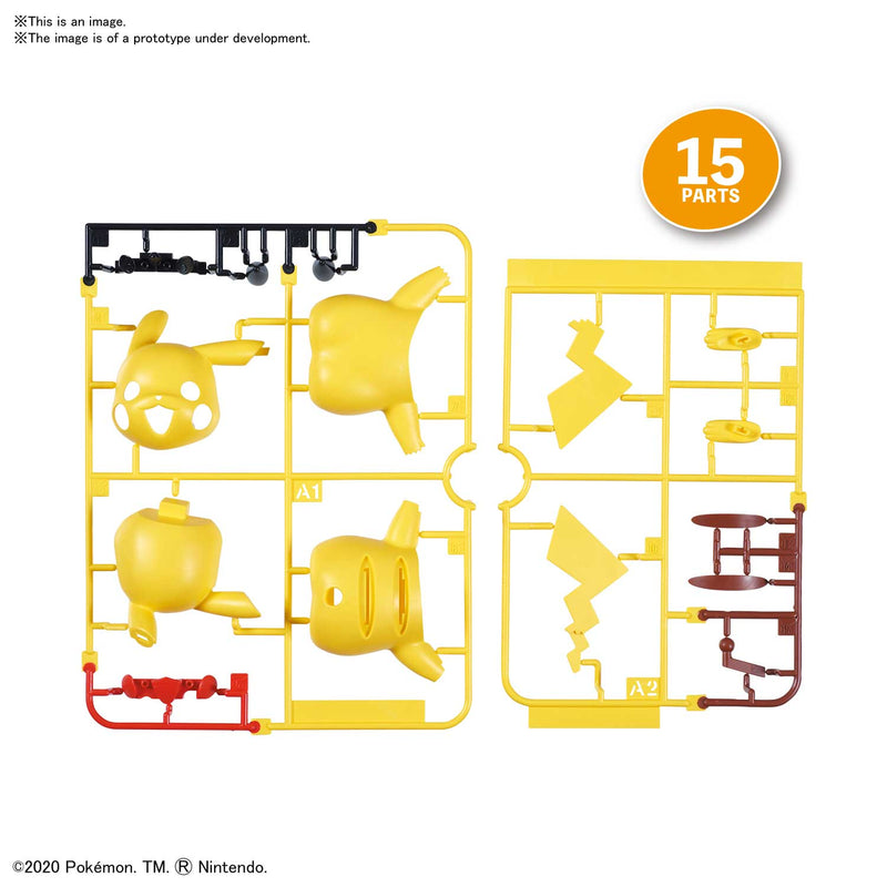 Pokemon Plastic Model Collection Quick!! No.01 Pikachu