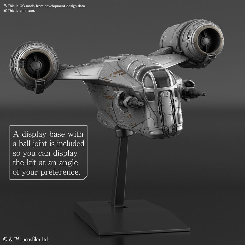 Star Wars Vehicle Model EX018 Razor Crest (Silver Coating Ver.)